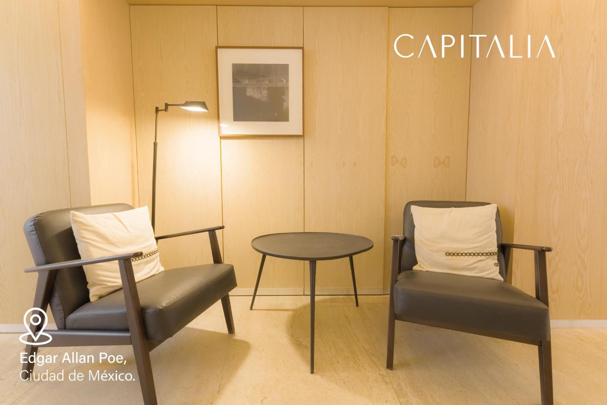 Capitalia - Luxury Apartments - Edgar Allan Poe Kota Meksiko Bagian luar foto